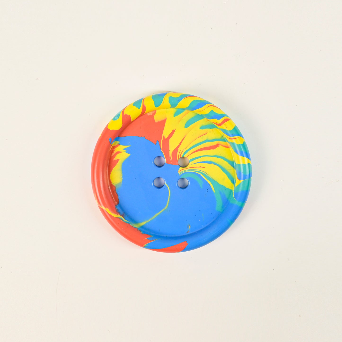 Artistic Handmade Button-shaped Coaster