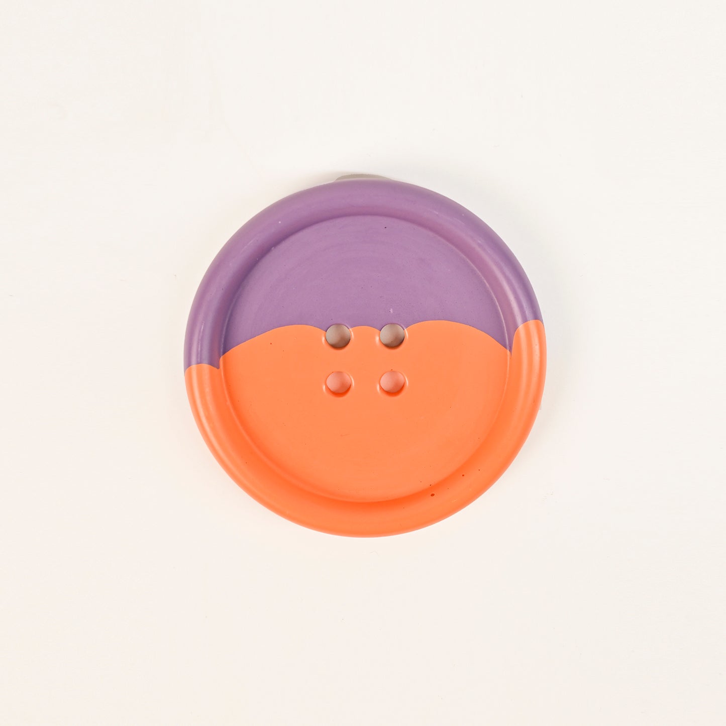 Artistic Handmade Button-shaped Coaster