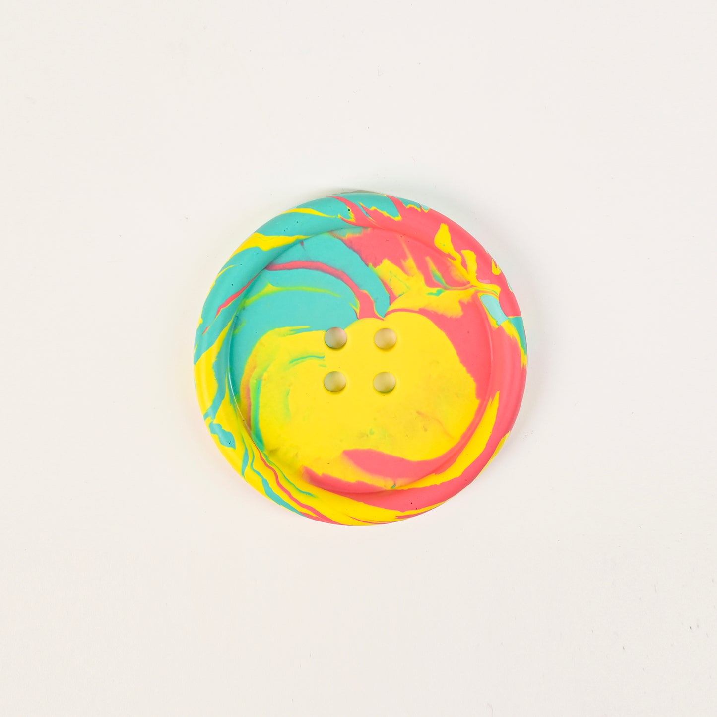 Artistic Handmade Button-shaped Coaster