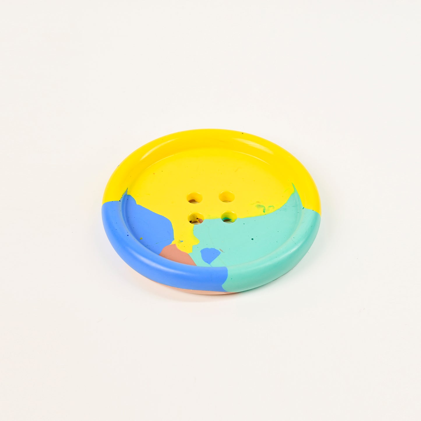 Artistic Handmade Button-shaped Coaster