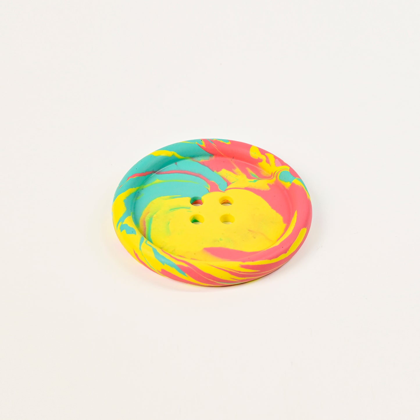 Artistic Handmade Button-shaped Coaster