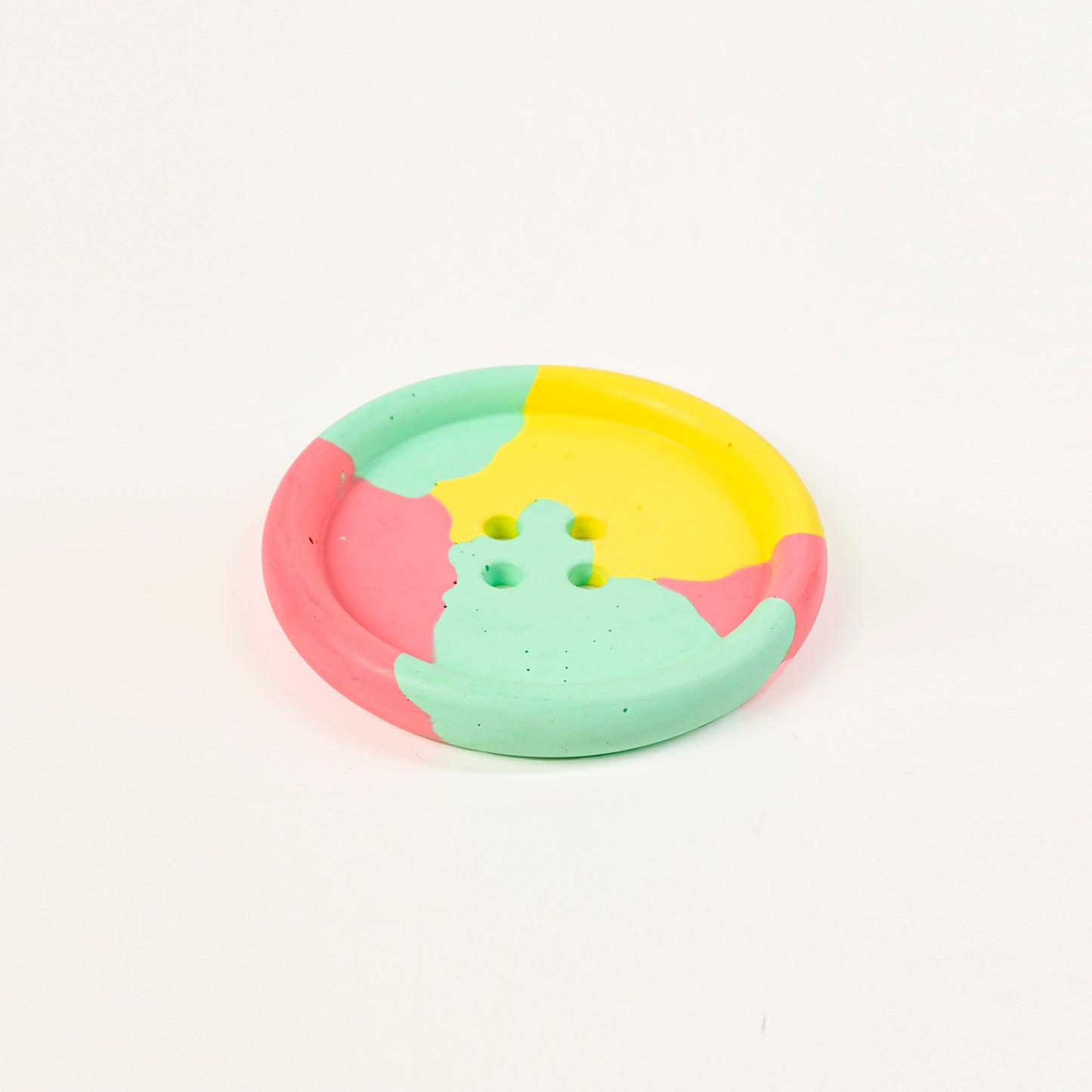Artistic Handmade Button-shaped Coaster