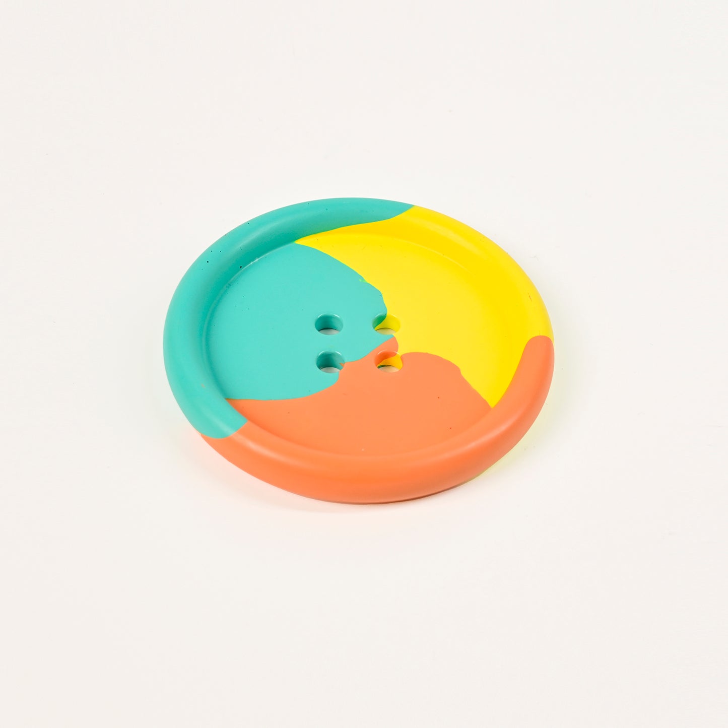Artistic Handmade Button-shaped Coaster