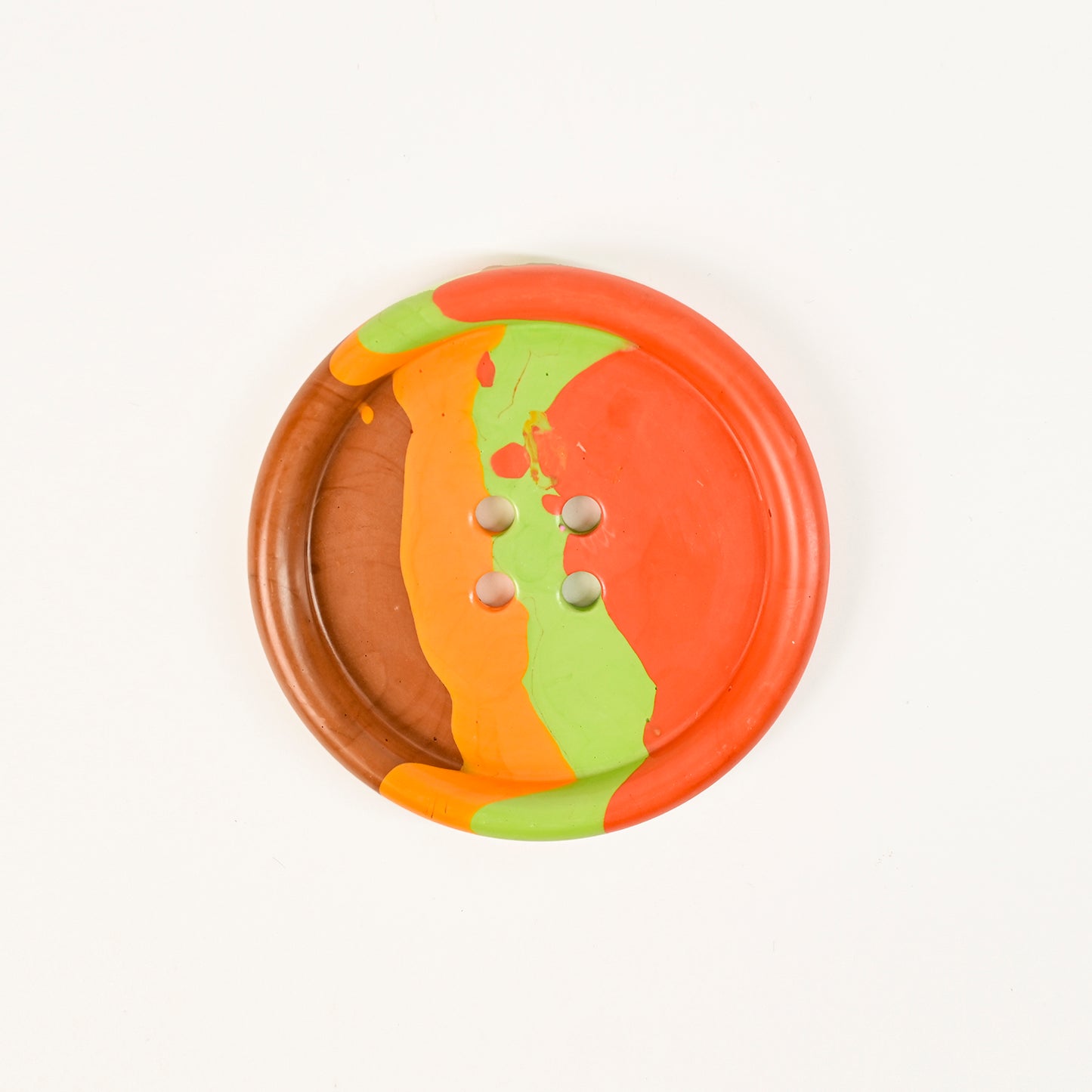 Artistic Handmade Button-shaped Coaster