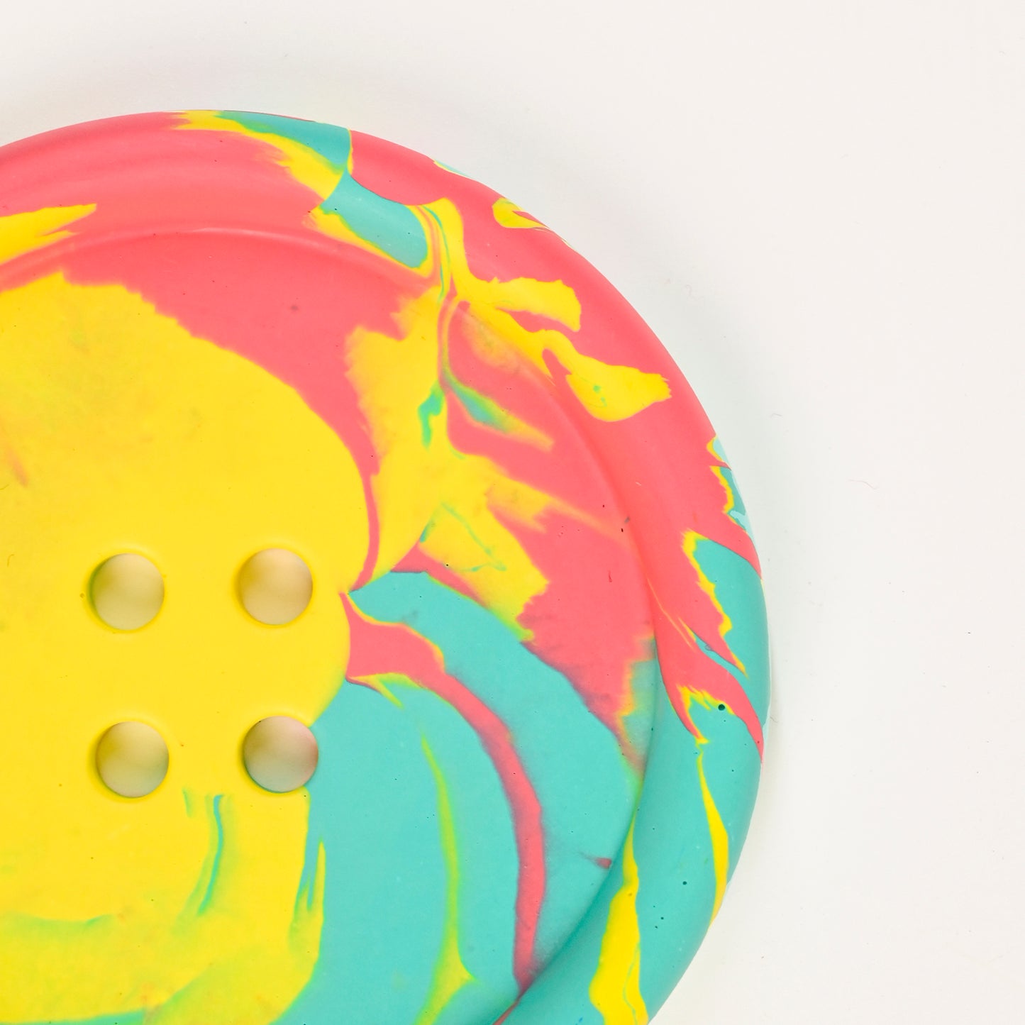 Artistic Handmade Button-shaped Coaster