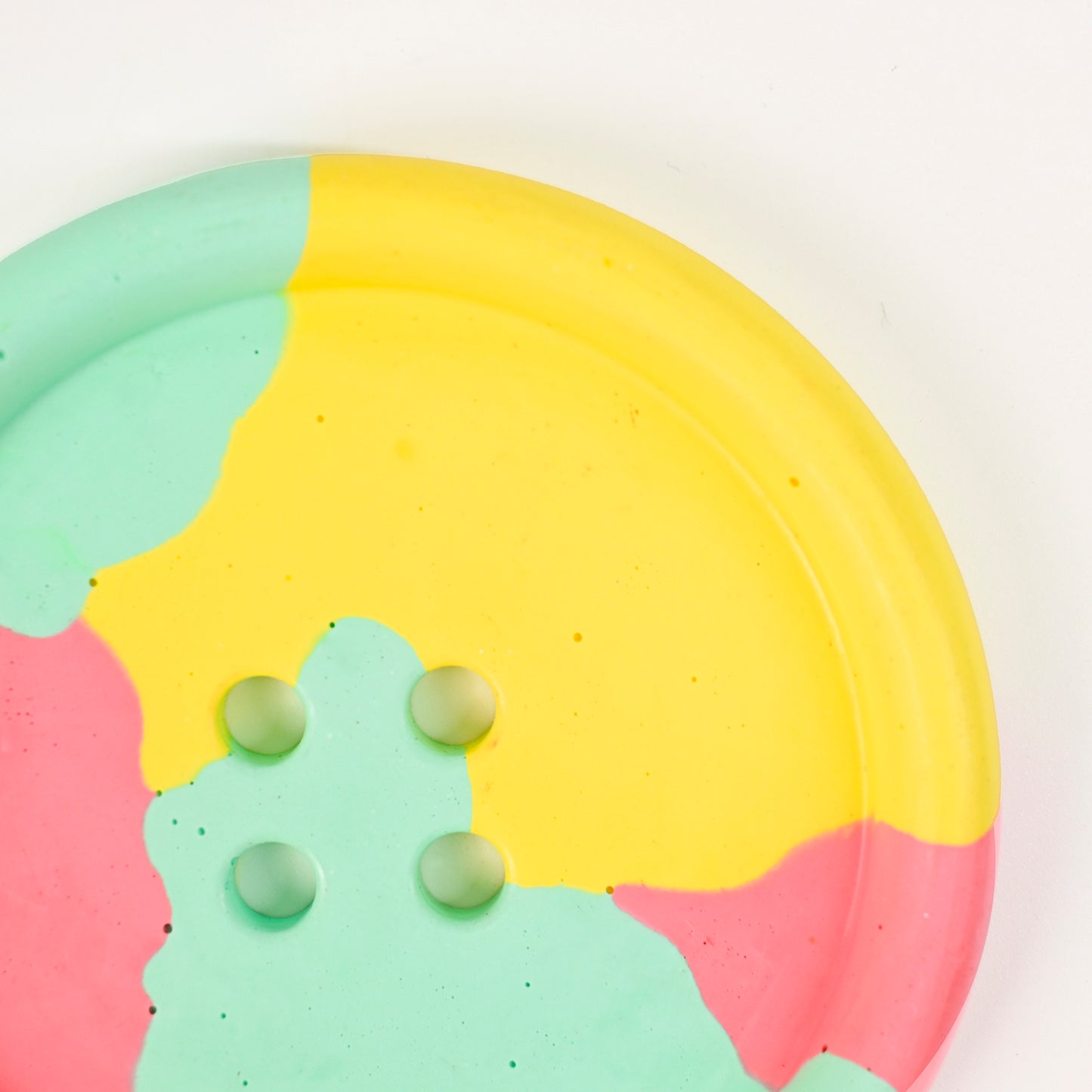 Artistic Handmade Button-shaped Coaster