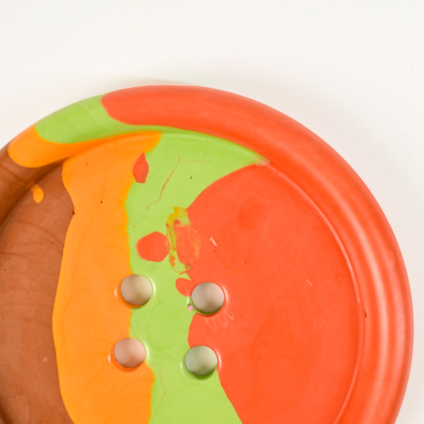 Artistic Handmade Button-shaped Coaster