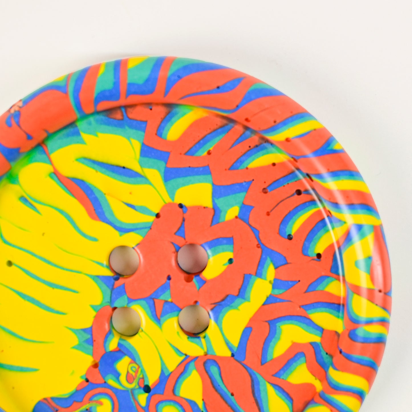 Artistic Handmade Button-shaped Coaster