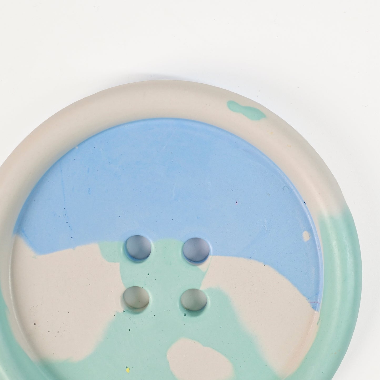 Artistic Handmade Button-shaped Coaster