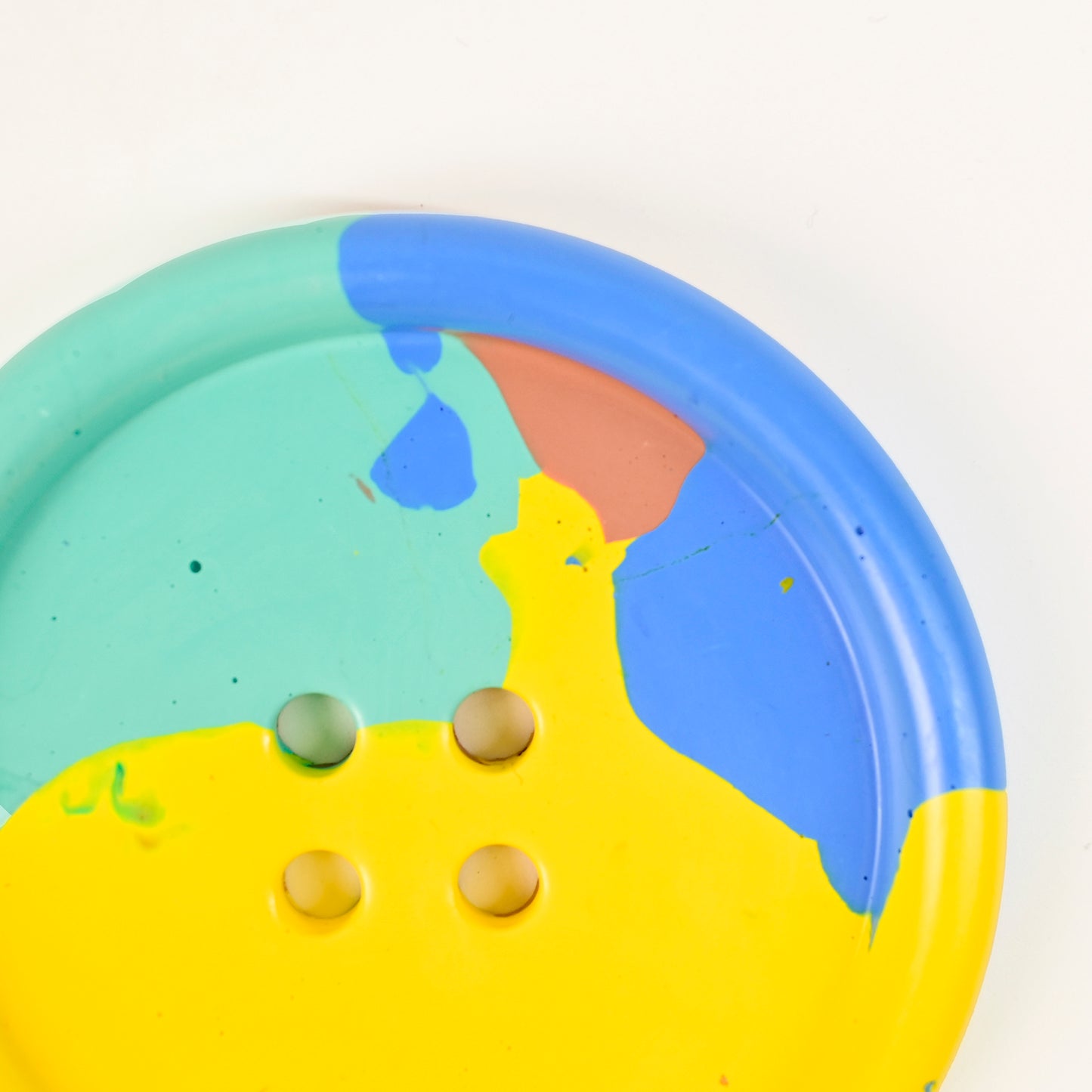 Artistic Handmade Button-shaped Coaster