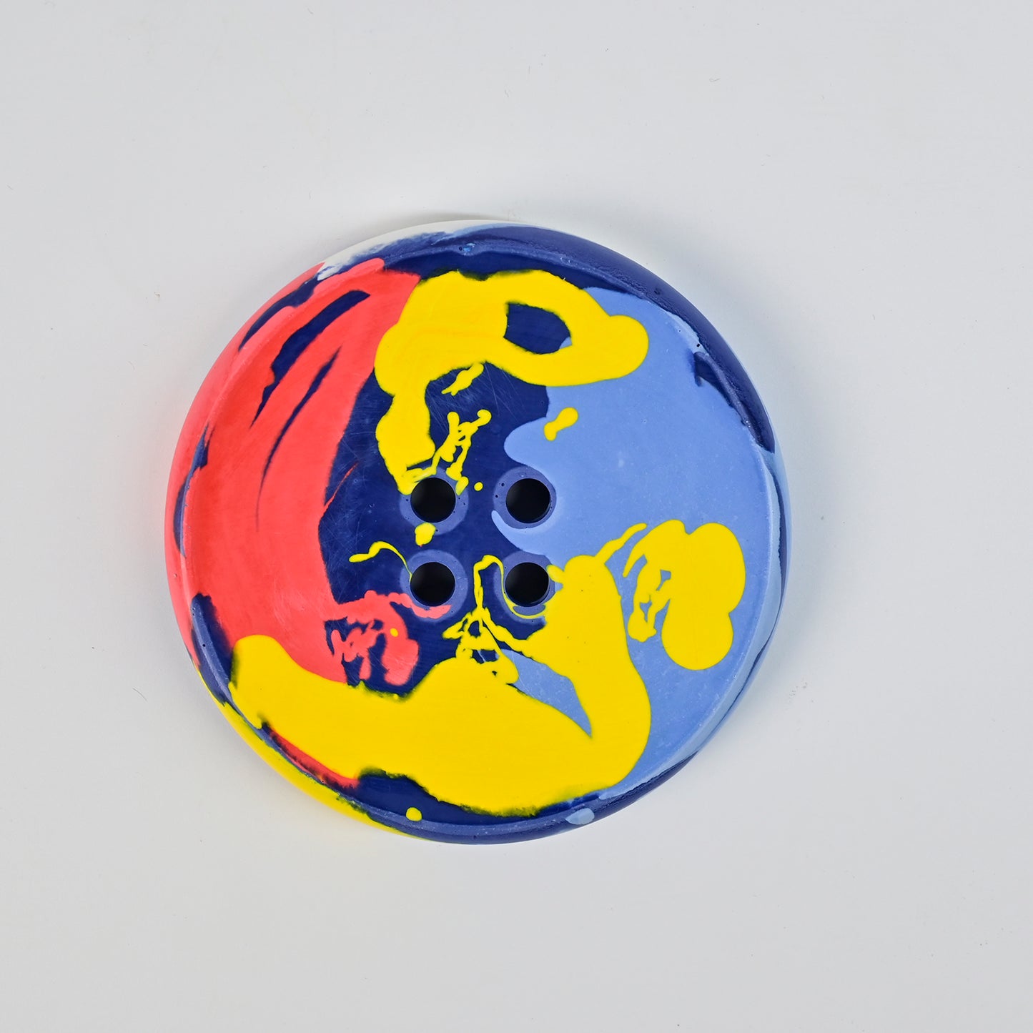 Artistic Handmade Button-shaped Coaster