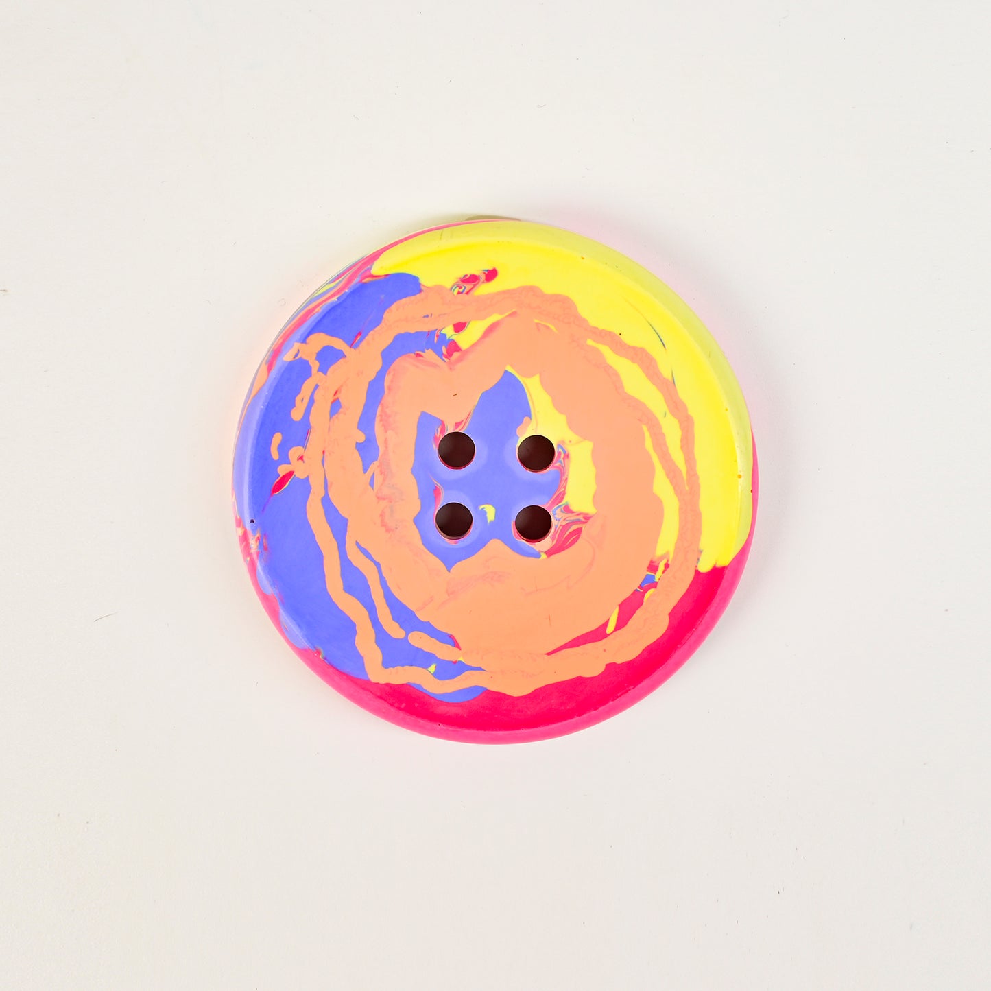 Artistic Handmade Button-shaped Coaster