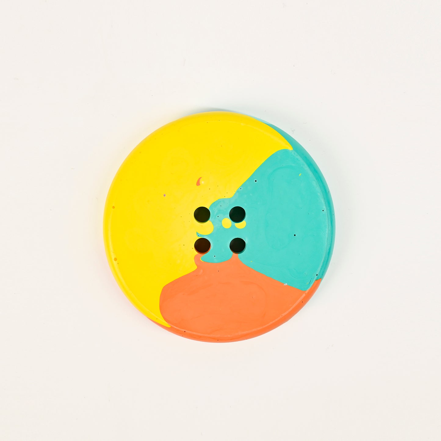 Artistic Handmade Button-shaped Coaster