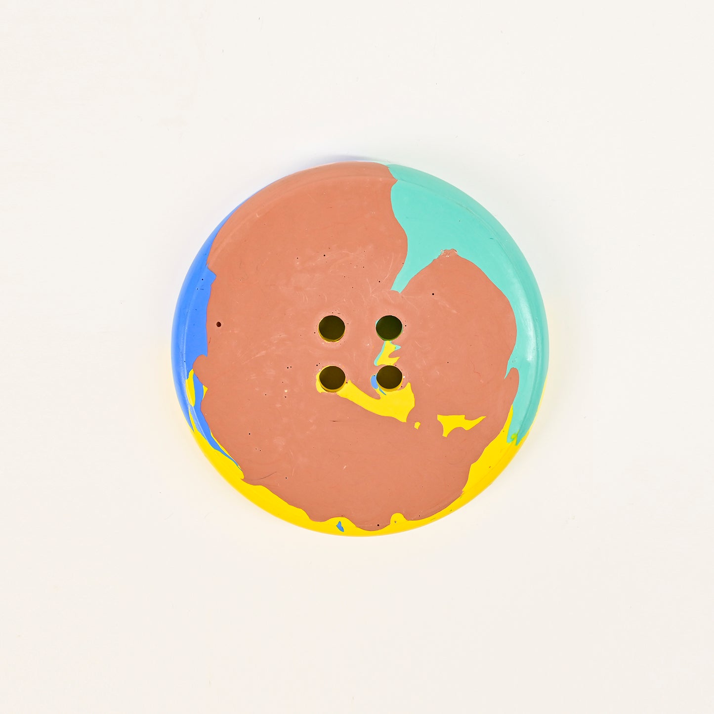 Artistic Handmade Button-shaped Coaster