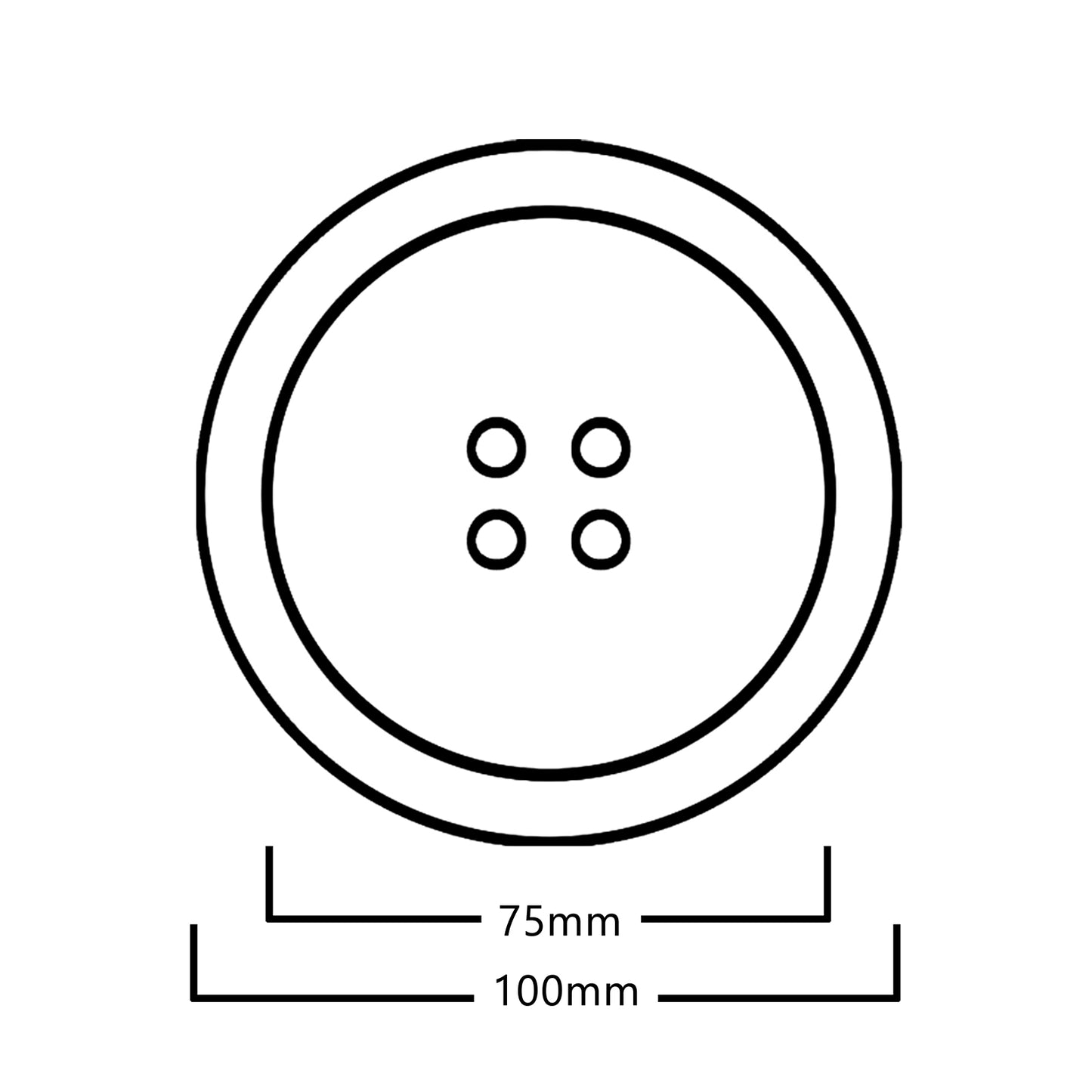 Artistic Handmade Button-shaped Coaster