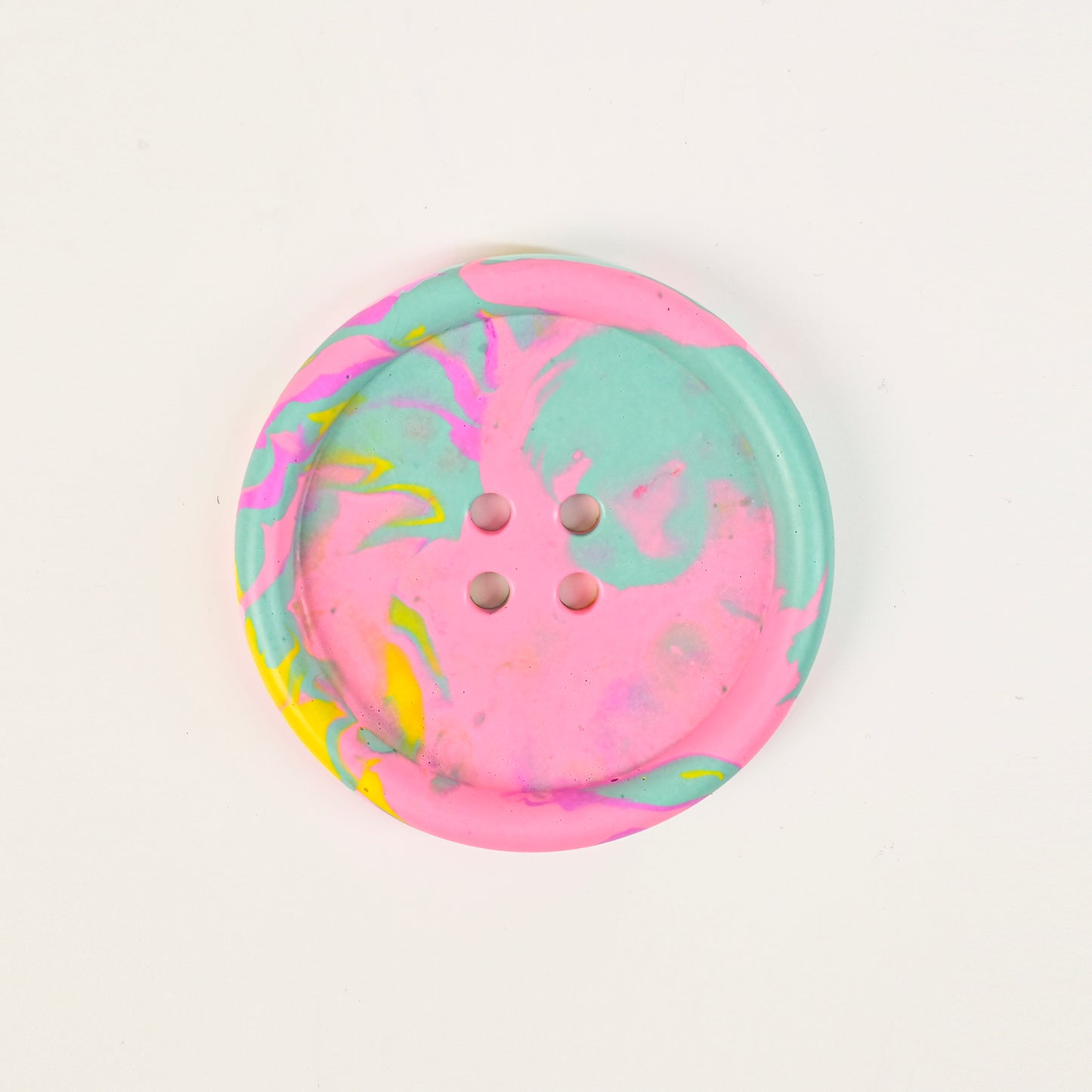 Artistic Handmade Button-shaped Coaster