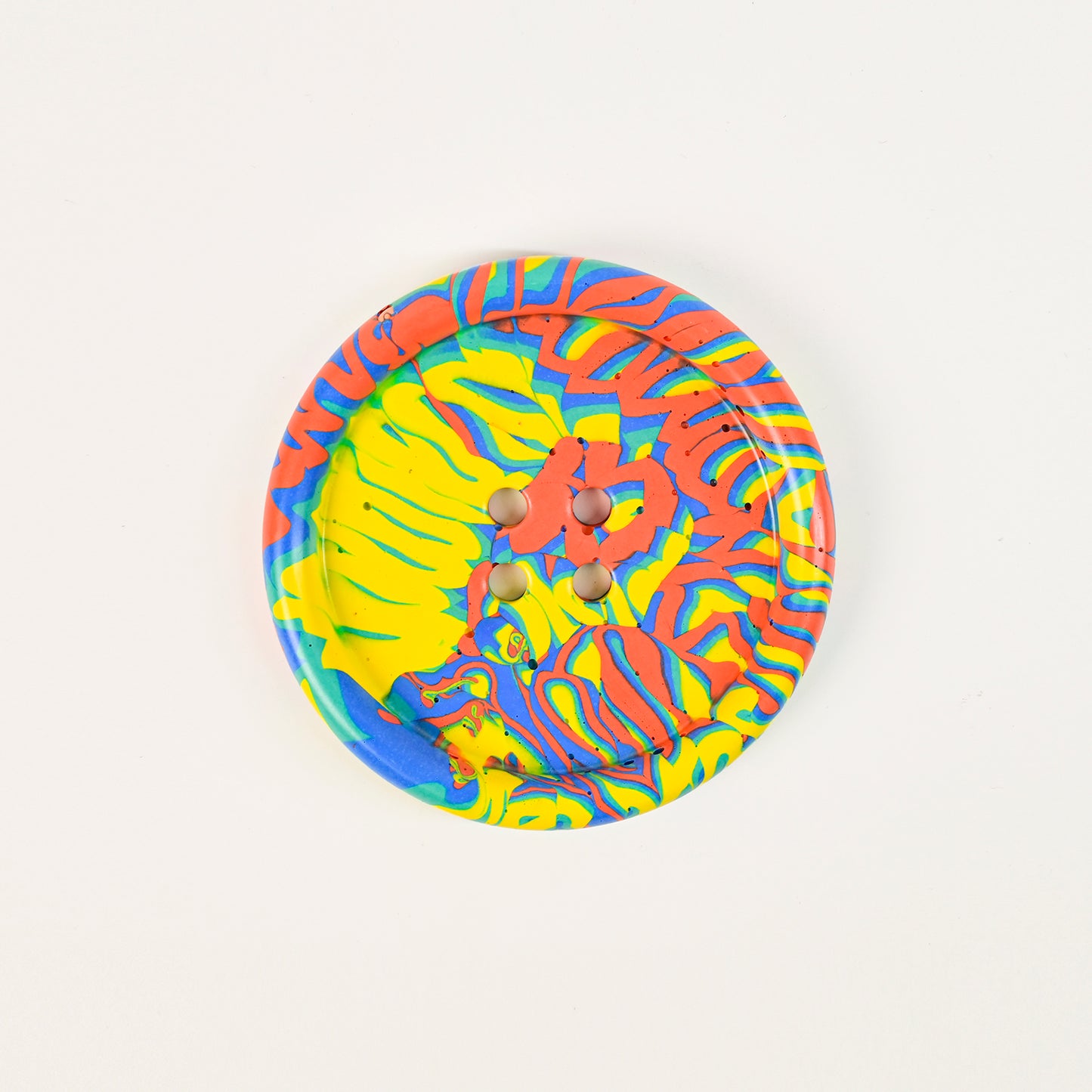 Artistic Handmade Button-shaped Coaster