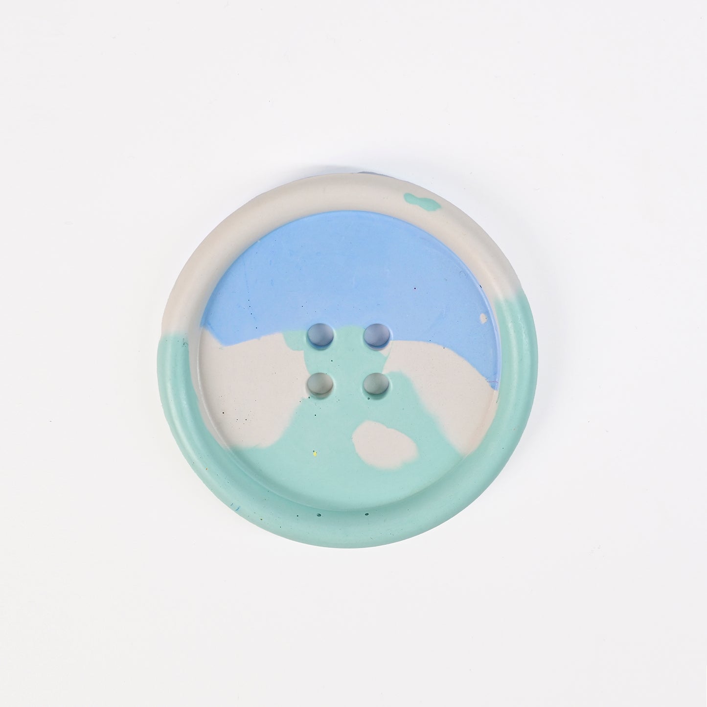 Artistic Handmade Button-shaped Coaster