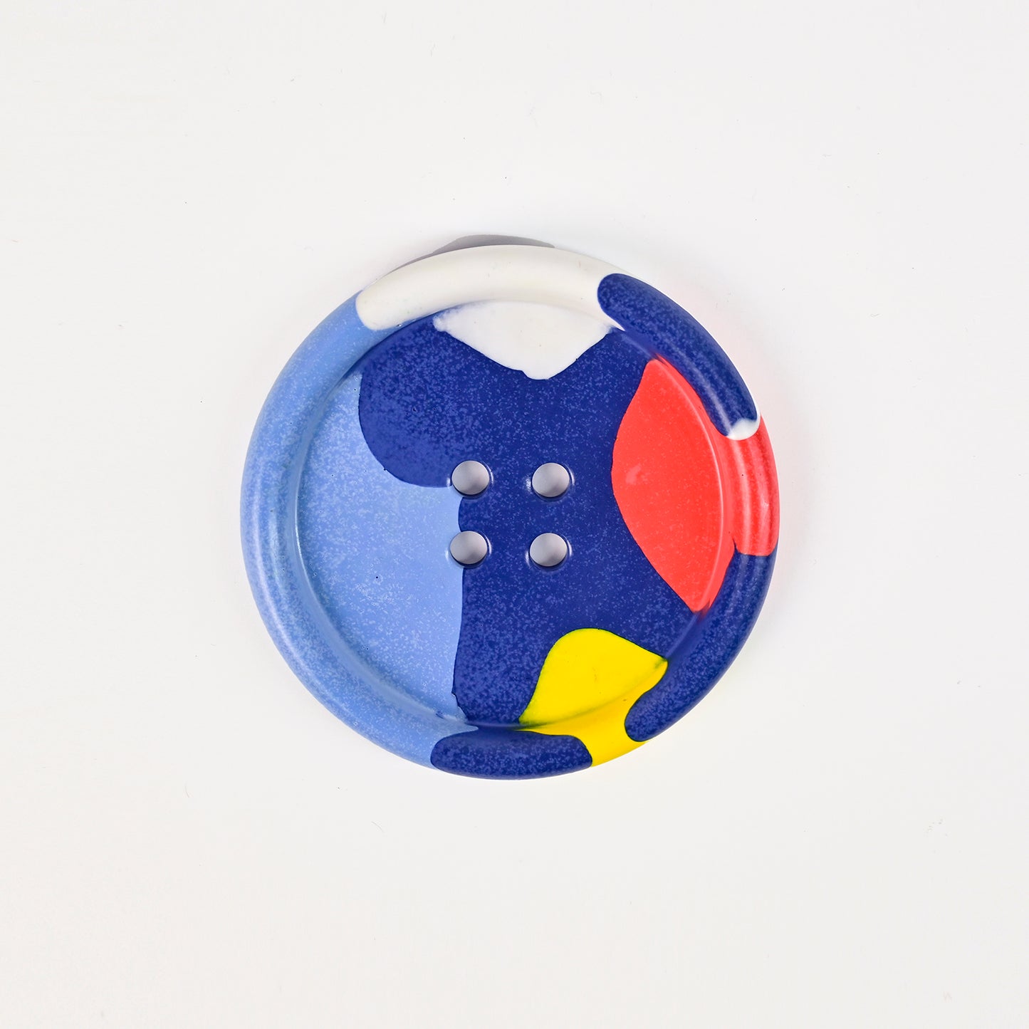 Artistic Handmade Button-shaped Coaster