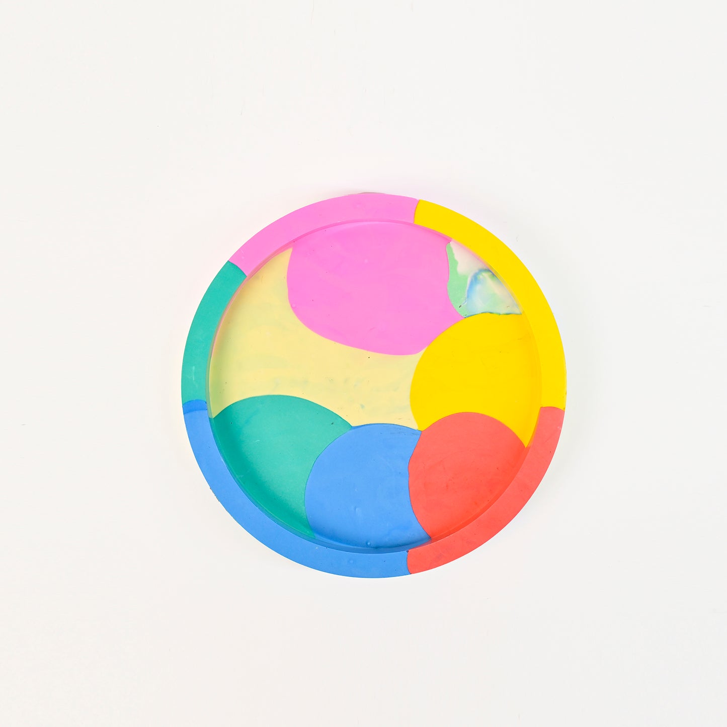 14.8cm Artistic Handmade Round Tray