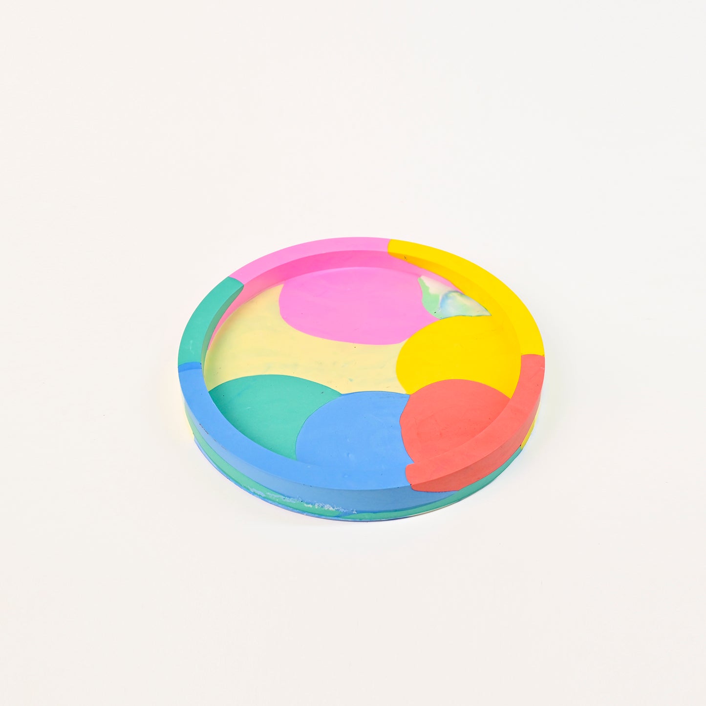 14.8cm Artistic Handmade Round Tray