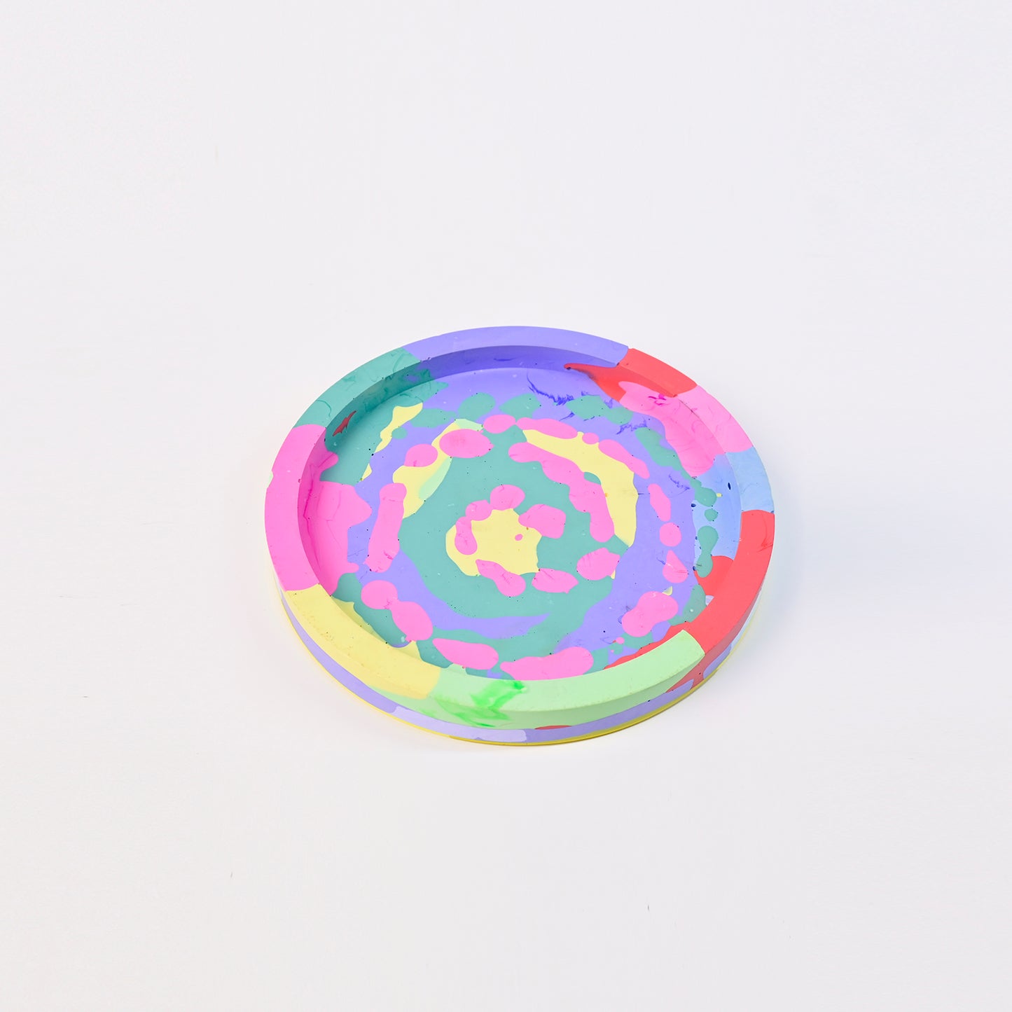 14.8cm Artistic Handmade Round Tray