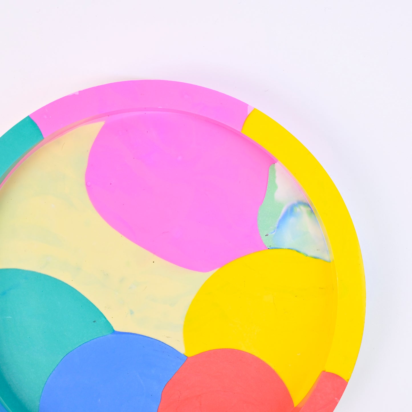14.8cm Artistic Handmade Round Tray