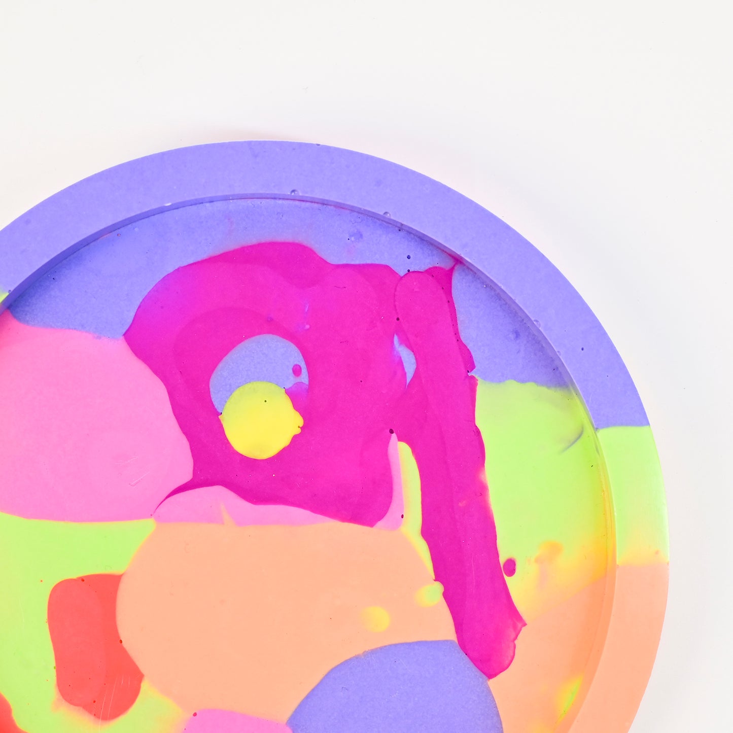 14.8cm Artistic Handmade Round Tray