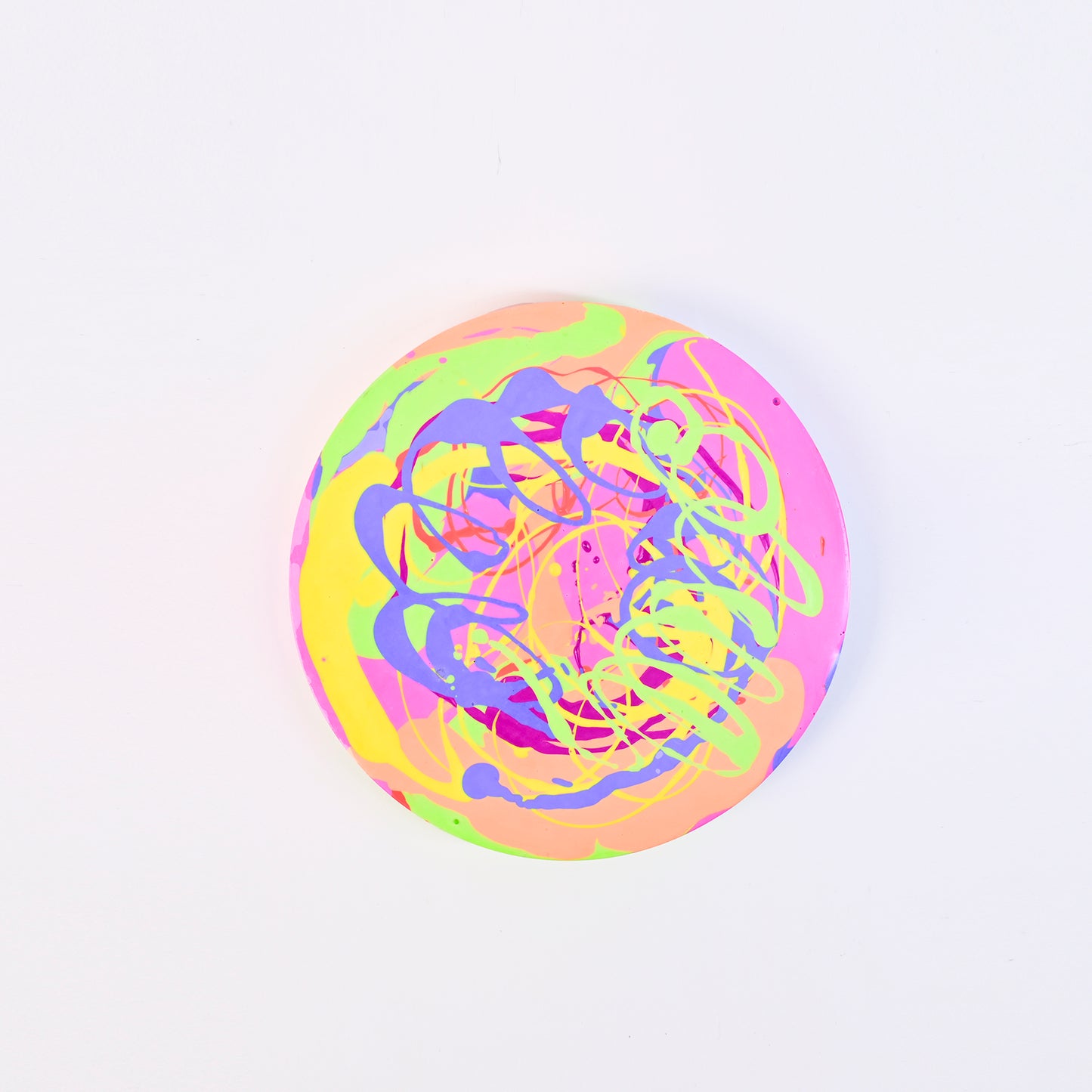 14.8cm Artistic Handmade Round Tray