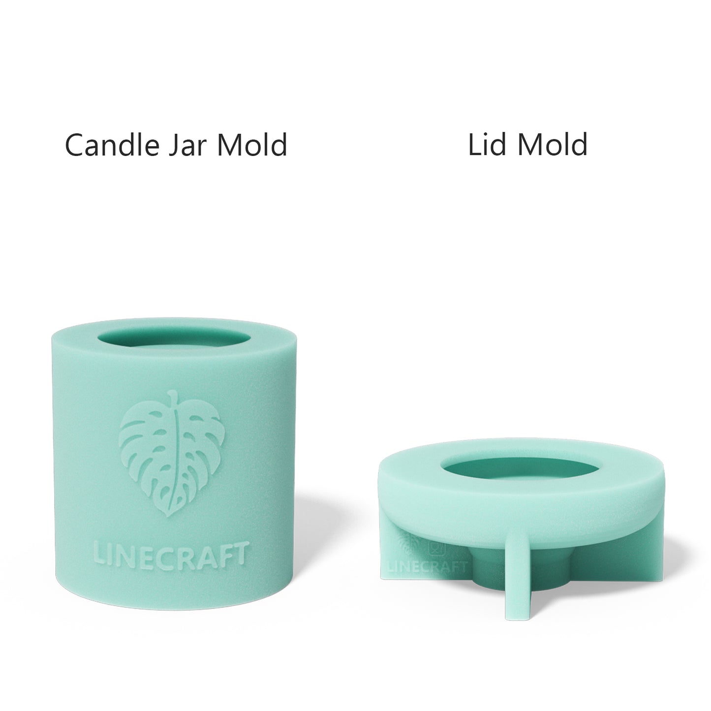 Round Ball Candle Jar Silicone Mold