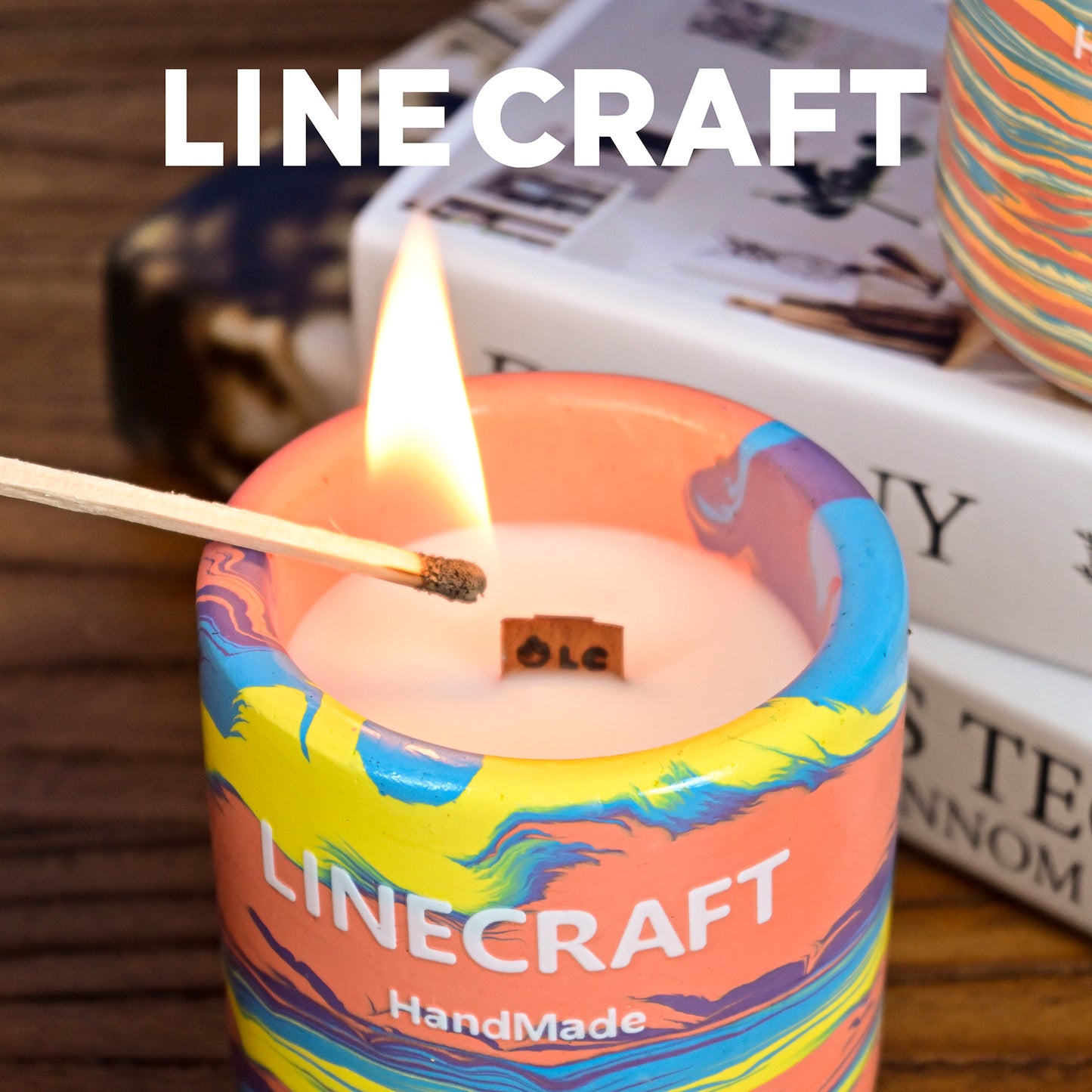 4.7oz Artist Handmade Scented Candle