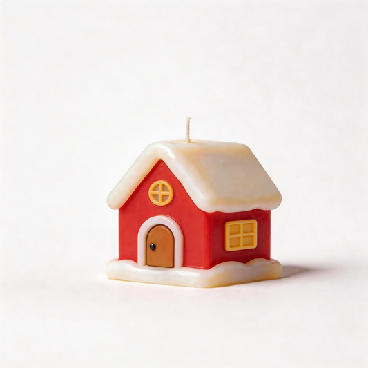 Christmas House Candle Silicone Mold