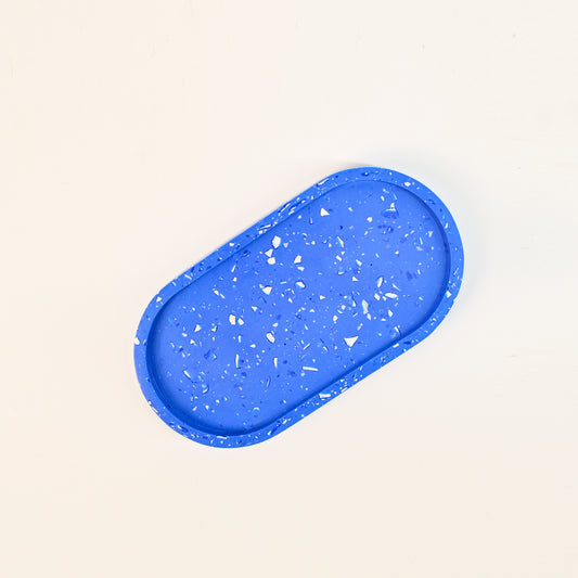 18cm Artistic Handmade Oval Tray