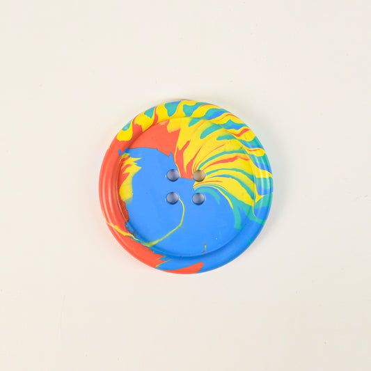 Artistic Handmade Button-shaped Coaster