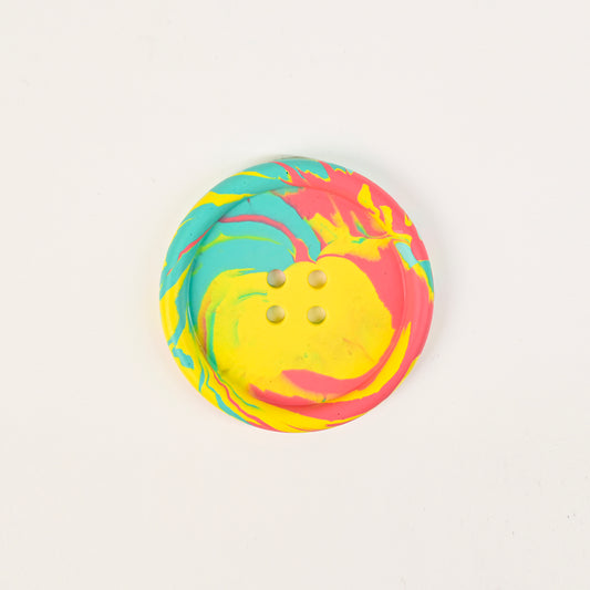 Artistic Handmade Button-shaped Coaster