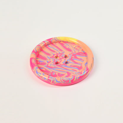 Artistic Handmade Button-shaped Coaster