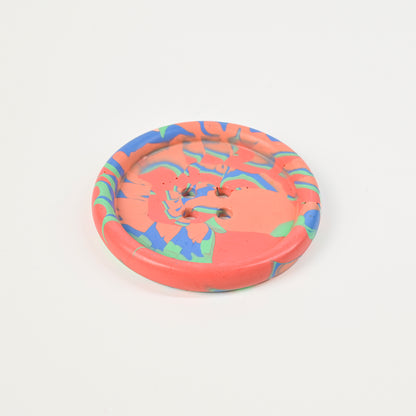 Artistic Handmade Button-shaped Coaster