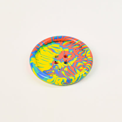 Artistic Handmade Button-shaped Coaster