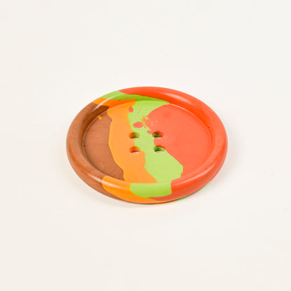 Artistic Handmade Button-shaped Coaster