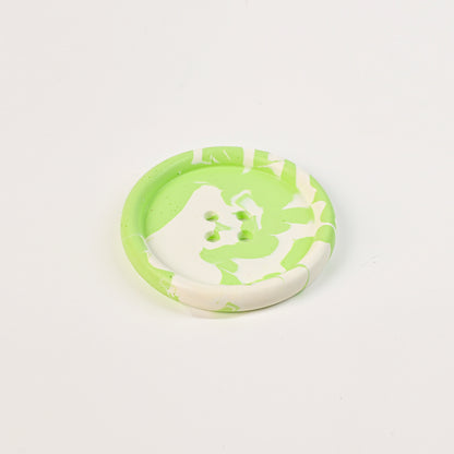 Artistic Handmade Button-shaped Coaster