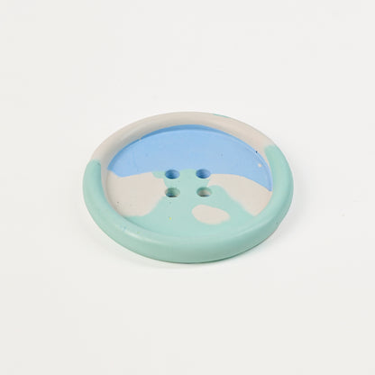 Artistic Handmade Button-shaped Coaster