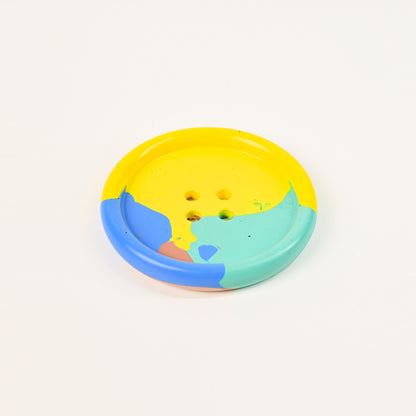 Artistic Handmade Button-shaped Coaster