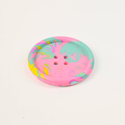 Artistic Handmade Button-shaped Coaster