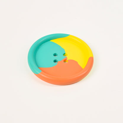 Artistic Handmade Button-shaped Coaster