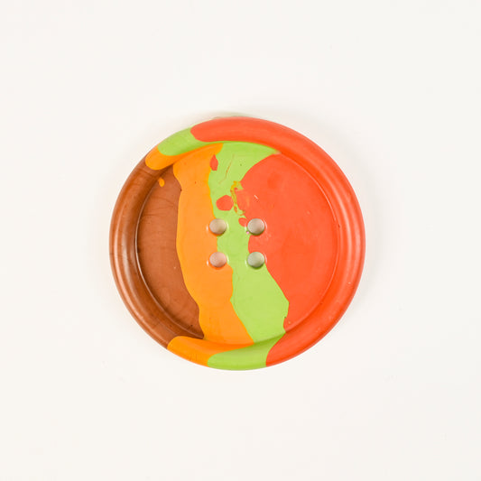Artistic Handmade Button-shaped Coaster