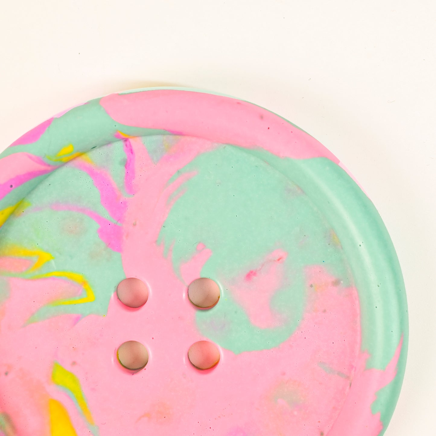 Artistic Handmade Button-shaped Coaster