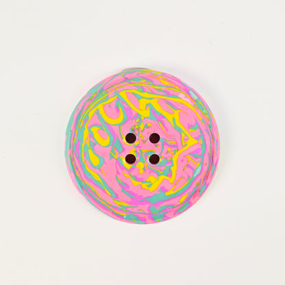 Artistic Handmade Button-shaped Coaster