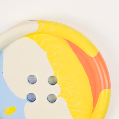 Artistic Handmade Button-shaped Coaster