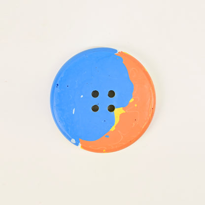 Artistic Handmade Button-shaped Coaster