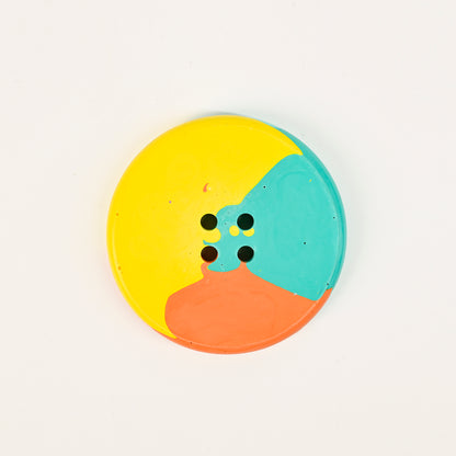 Artistic Handmade Button-shaped Coaster